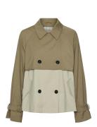 Yasturbo Short Trenchcoat YAS Beige