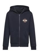 Jjelogo Swt Zip Hood 2Col 24/25 Noos Mni Jack & J S Navy