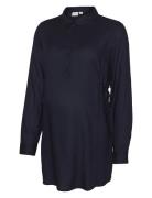 Mlebba Lia L/S Wo Tunic 2F Mamalicious Navy