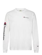 Crewneck Long Sleeve T-Shirt Champion White