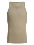 Jortaormina Rib Tank Top Styd Jack & J S Beige