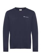 Crewneck Long Sleeve T-Shirt Champion Navy