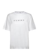 Slfvilja Ss Printed Tee W Noos Selected Femme White