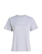 Hero Logo Regular T-Shirt Calvin Klein Grey