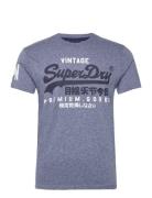 Vl Tee Superdry Blue