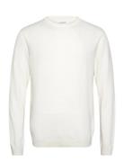 100% Recycle Knit Round Neck Lindbergh White