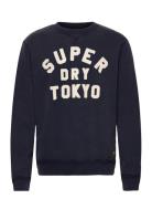 Vintage Athletic Crew Superdry Navy