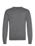 Cotton C-Neck GANT Grey