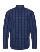 Ls Cttn Indigo Plaid Original Penguin Blue