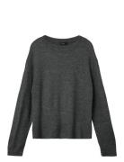 Nlflodet Ls Short Knit Noos LMTD Grey