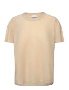 T-Shirt With Shimmer Coster Copenhagen Beige