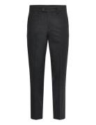 Flannel Wool Blend Formal Pant Lindbergh Black