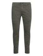 Zeumar Trousers Slim Hyperchino Color Xlite Replay Green