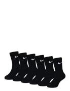 6W-6Pk Crew Sock Nike Black