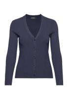 Ribbed V-Neck Cardigan Lauren Ralph Lauren Navy