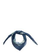 Floral Silk Crepe De Chine Square Scarf Lauren Ralph Lauren Blue