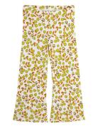 Flowers Aop Flared Trousers Mini Rodini Patterned