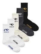 Jaccooper Tennis Socks 5 Pack Jack & J S White