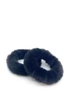 Furry Scrunchie 2 Pcs Pipol's Bazaar Black