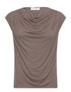 Viscose T-Shirt Rosemunde Brown