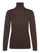 J2046, Milasz Rollneck Pullover Saint Tropez Brown