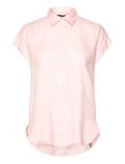 Linen Dolman-Sleeve Shirt Lauren Ralph Lauren Pink