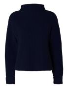 Slfselma Ls Knit T-Neck Selected Femme Navy