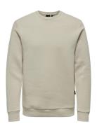 Onsceres Crew Neck Noos ONLY & SONS Beige