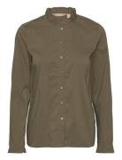 Cuantoinett Button Shirt Culture Khaki