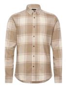 Onsgudmund Ls Checked Shirt ONLY & SONS Beige