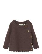 Nbflaguna Ls Wrap Knit Lil Lil'Atelier Brown