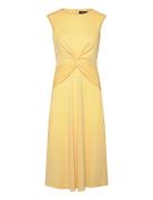 Twist-Front Jersey Dress Lauren Ralph Lauren Yellow