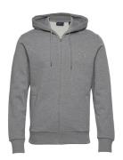 Reg Tonal Shield Full Zip Hoodie GANT Grey