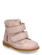 Boots - Flat - With Velcro ANGULUS Pink