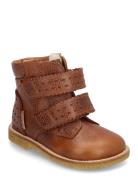 Boots - Flat - With Velcro ANGULUS Brown