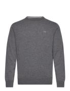 Superfine Lambswool C-Neck GANT Grey