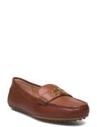 Burnished Calf-Barnsbury-Fl-Csl Lauren Ralph Lauren Brown