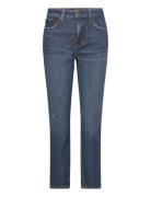 High-Rise Straight Ankle Jean Lauren Ralph Lauren Blue