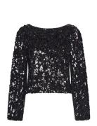 Sequins Top By Ti Mo Black