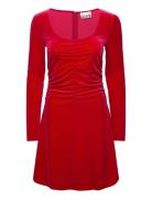 Velvet Jersey Ganni Red