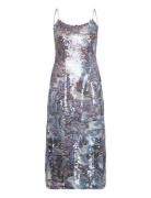 Lauri Sequin Dress Wood Wood Blue