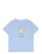 Polo Bear Cotton Jersey Tee Ralph Lauren Baby Blue