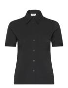 Jersey Short Sleeve Shirt Filippa K Black