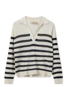 Mmrora Stripe Knit MOS MOSH White