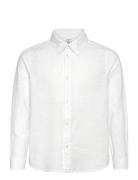 Shirt Linen Blend Lindex White