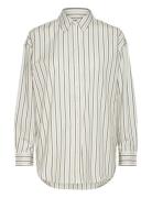 Striped Cotton Broadcloth Shirt Lauren Ralph Lauren Patterned