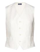 Linen-Cotton Vest Polo Ralph Lauren White