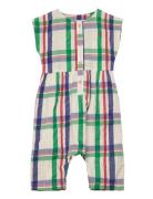 Baby Madras Checks Woven Overall Bobo Choses Patterned