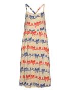 Ribbon Bow All Over Woven Dress Bobo Choses Patterned