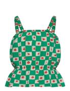 Tomato All Over Tank Top Bobo Choses Green